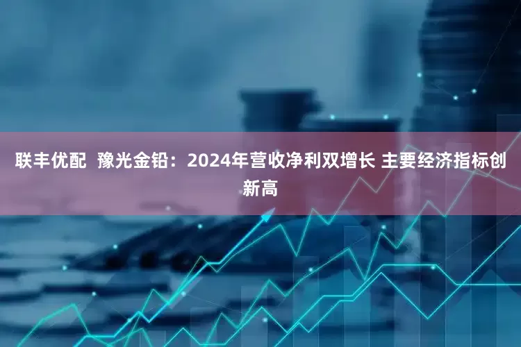 联丰优配  豫光金铅：2024年营收净利双增长 主要经济指标创新高