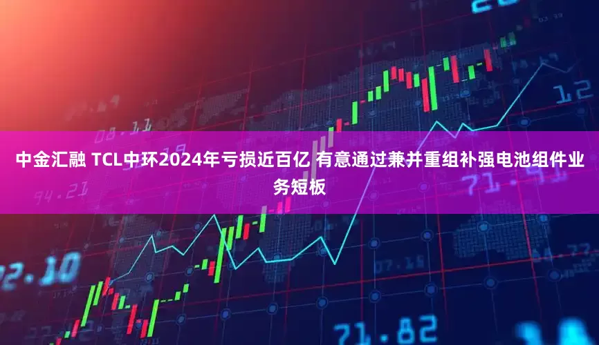 中金汇融 TCL中环2024年亏损近百亿 有意通过兼并重组补强电池组件业务短板