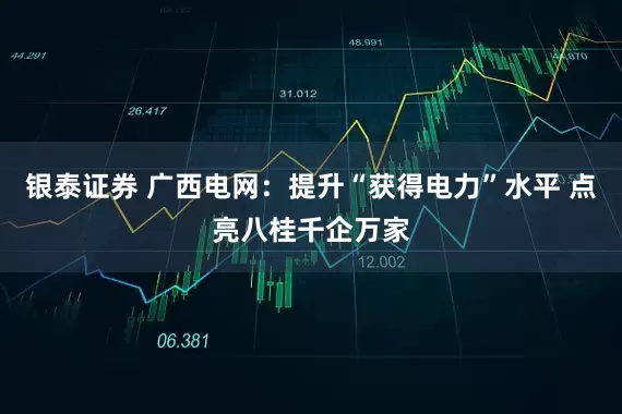 银泰证券 广西电网：提升“获得电力”水平 点亮八桂千企万家