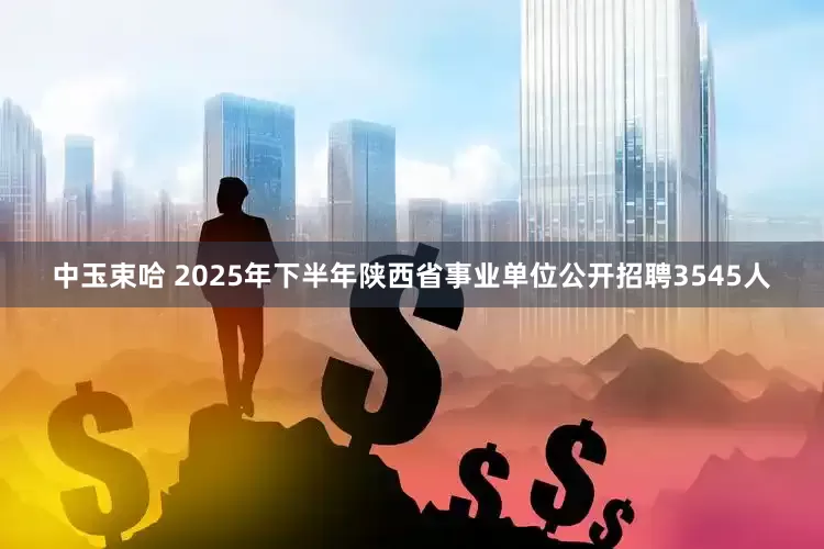 中玉束哈 2025年下半年陕西省事业单位公开招聘3545人