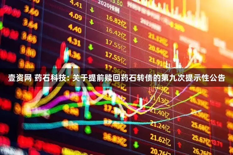 壹资网 药石科技: 关于提前赎回药石转债的第九次提示性公告